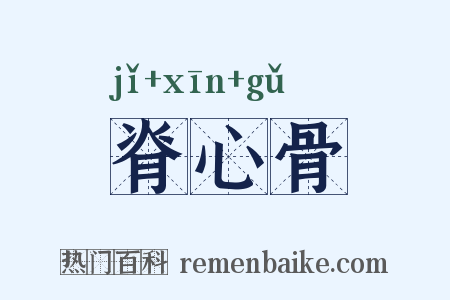 脊心骨是什么意思的图片